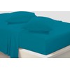 Fitted Bed Sheet With FREE Pillow Case Poly Cotton TEAL