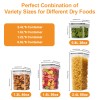 24pcs Sealed plastic food storage container set is suitable for