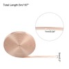sourcing map Faux Leather Strips 0.2" Wide 197" Long Rose