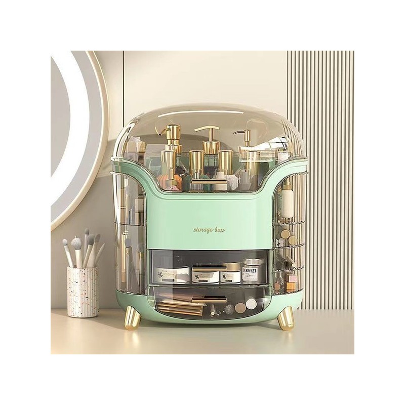 프리미엄 화장품 정리함 브러쉬 립스틱 화장대 보관함 Premium cosmetics organizer