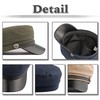 White Fang CZ094 Marine Cap, Long Face, Newsacket, Hat, Stylish,