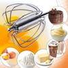KADAX Stainless Steel Rotating Whisk, Milk Frother, Versatile Hand Whisk,