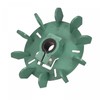 sourcing map 10 Plastic Motor Fan Blade Heat Dissipation Impeller
