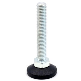 Design61 4 x Adjustment Screw Diameter 38 mm Plate M12 x 60 mm Galvanised Screw up to 600 kg
