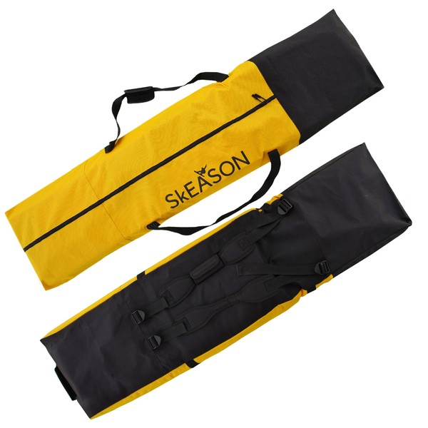 SkEASON Travel Snowboard Bag - Water Resistant Snowboard Backpack w/