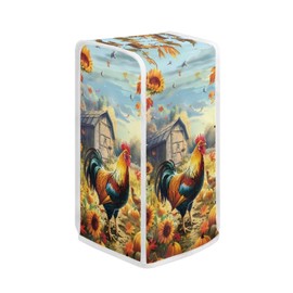 TODIYADDU Field House Hen Can Opener Cover for Women Electric Can Opener Dust Cover with Versatile Storage Small Kitchen Appliance Covers for Bottle Openers Peelers Small Utensils Holiday Gifts