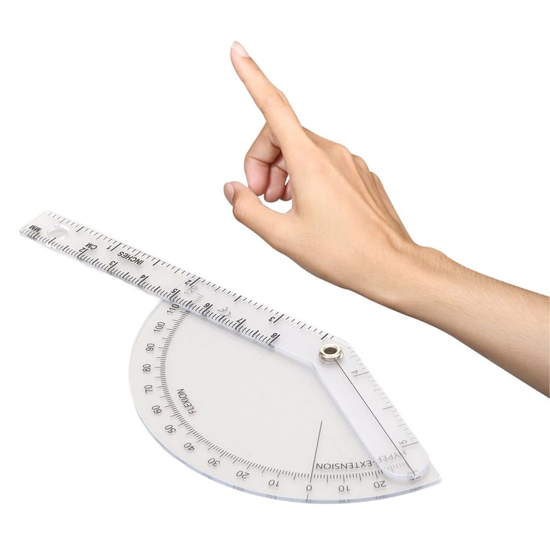 Orthopedic Protractor, Accurate Scale, Orthopedic Ruler, Transparent Accurate Plastic 120
