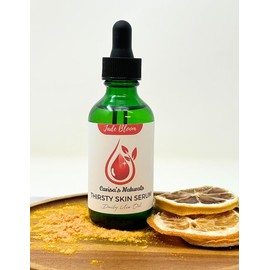 Jade Bloom Thirsty Skin Serum – 2oz 100% Natural Hydrating Facial Oil for Smooth, Radiant, Nourished Skin
