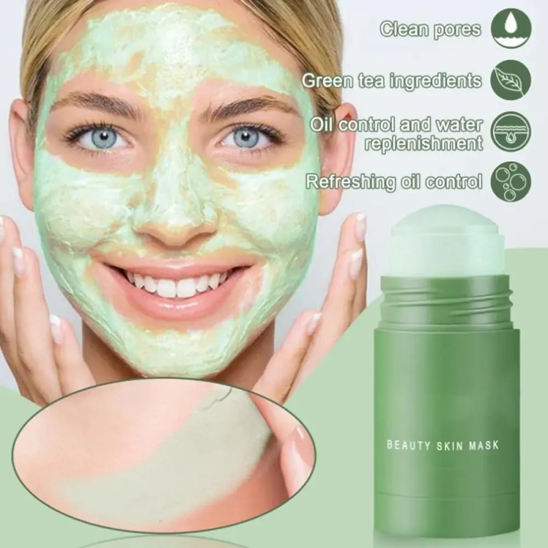 Fgew Mascarilla Limpiadora En Barra De Té Verde Que Rtnrt