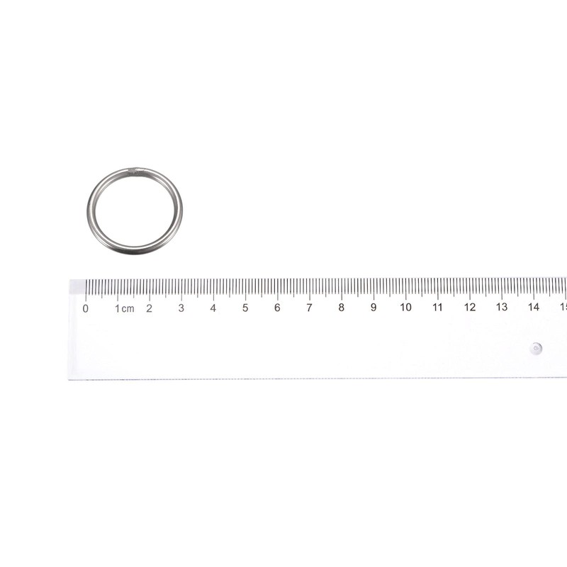 sourcing map Pack of 8 O Rings Stainless Steel 30