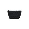Naghedi Women's Portofino Medium Cosmetic Bag, Onyx, Black, One Size