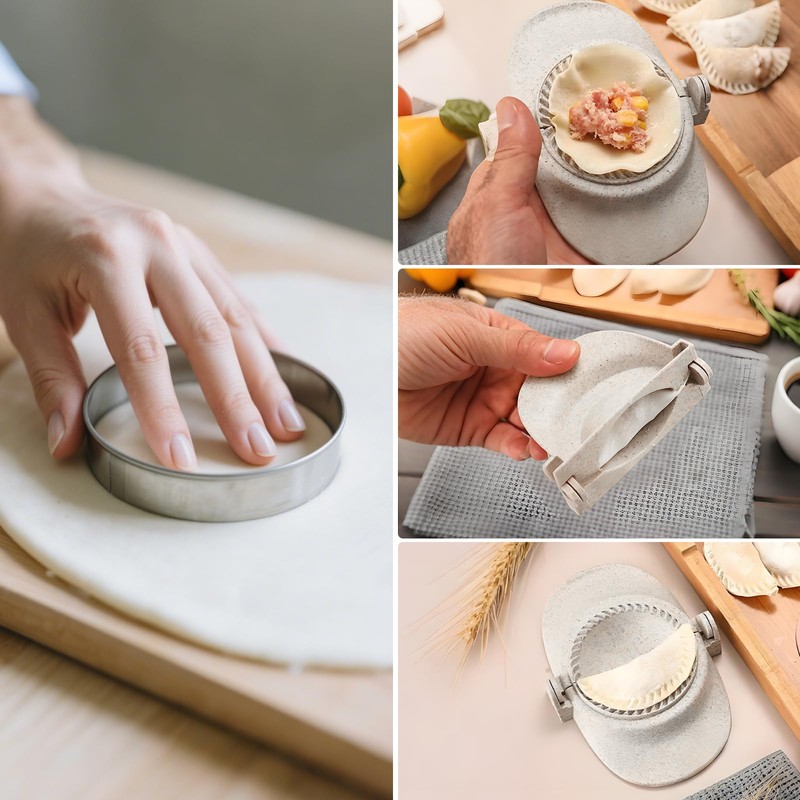 Dumpling Maker & Empanadas Maker Set - 3 Größen Ravioli