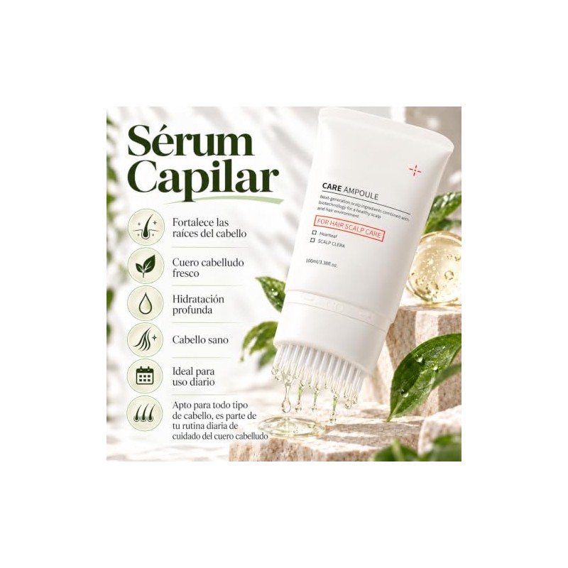 2PC Sérum Para El Crecimiento Del Cabello, Fortalece Las Raíces