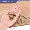 sourcing map 20 Pcs Small Tiny Nails 2.8mmx50mm(DXL) Tiny Brass
