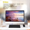 2.4G Wireless Keyboard Mouse Combo 78 Keys UV Screen Printing