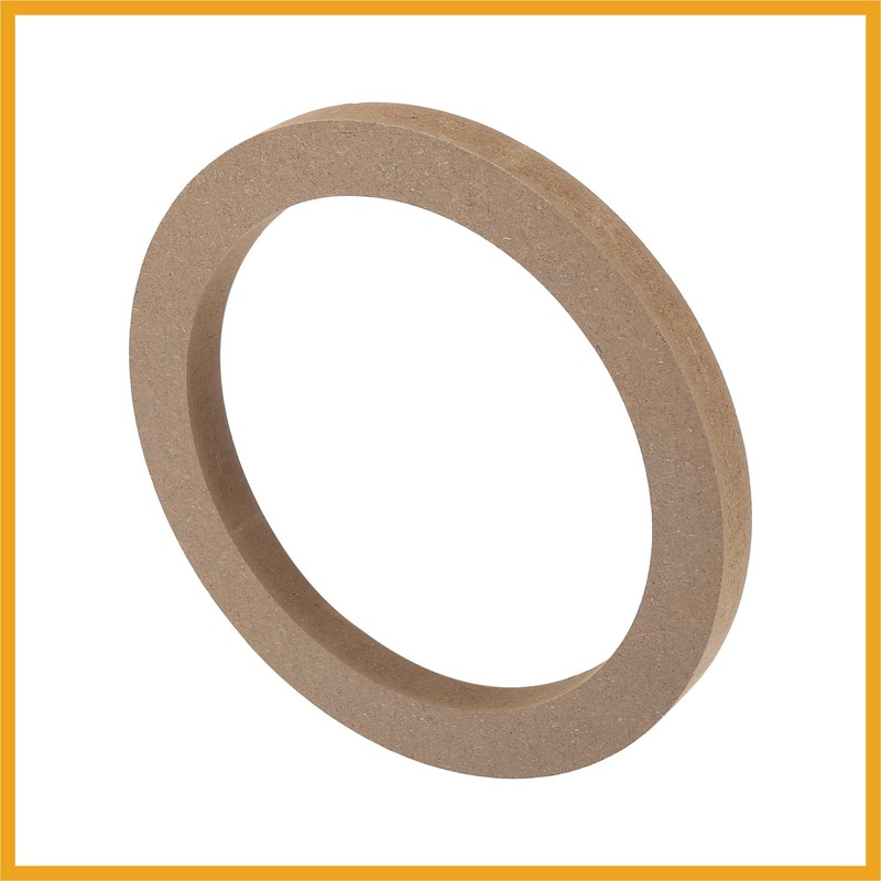 Partuto 2 Pcs 6.5" Universal Wooden Car Speaker Subwoofer Spacer