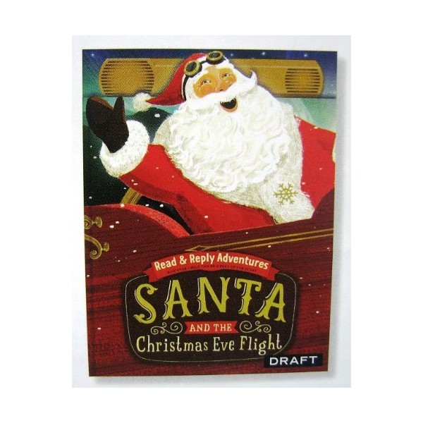 Hallmark Christmas XKT1287 Santa and The Christmas Eve Flight - Read and Reply Adventure Book