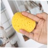 Baluue 50pcs Round Cellulose Makeup Removal Sponges for Deep Cleansing
