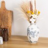 Magclay Blue and White Vase for Home Decor, Ceramic Chinoiserie