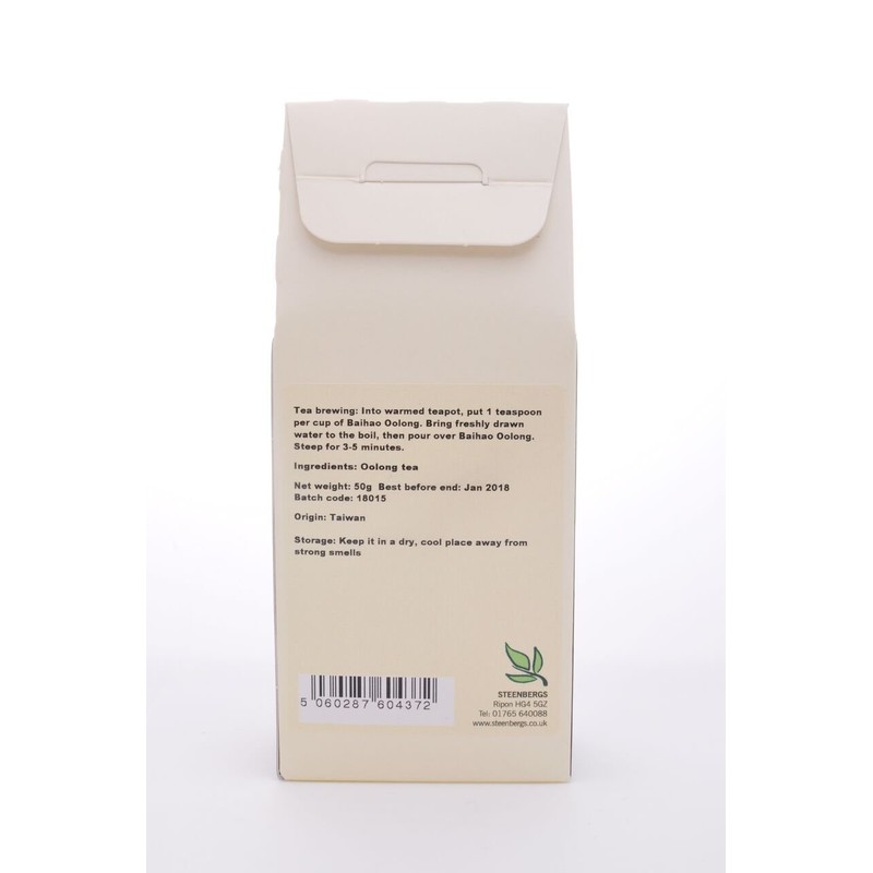 Steenbergs Baihao Oolong Loose Tea 50g