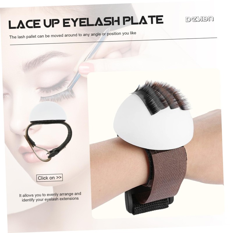BIUDECO Lash Extension Tray Holder Wrist Strap Beauty Salon Tool