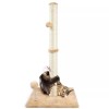 ANWA 32 Tall Cat Scratching Posts for Indoor Cats 3-in-1
