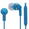 Moki Noise Isolation Earbuds with Microphone and Control, Blue