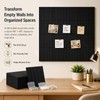 Corodo 48"x48" Large Felt Bulletin Board Tiles for Wall, 16