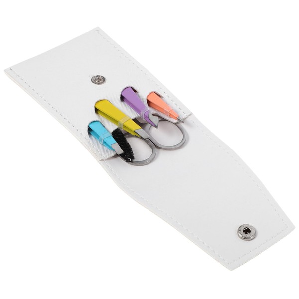 FOMIYES 2sets Portable Eyebrow Shaping Tools Set Includes Tweezers Clamps