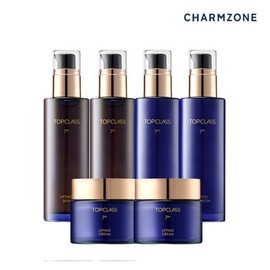 Charmzone 참존 탑클래스 7세대 리프팅 기초세트 6종(스킨2개+로션2개+리프팅크림2개) Charmzone Top Class 7th Generation Lifting Basic Set 6 Types (2 Skin, 2 Lotion, 2 Lifting Cream)