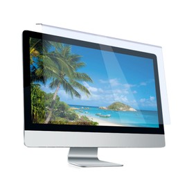 HESASAHO 24 inch Blue Light Screen Protector Computer Monitor Hanging Type Blue Light Blocking Filter Panel Anti Scratch Eye Protection Shield for Desktop Computer