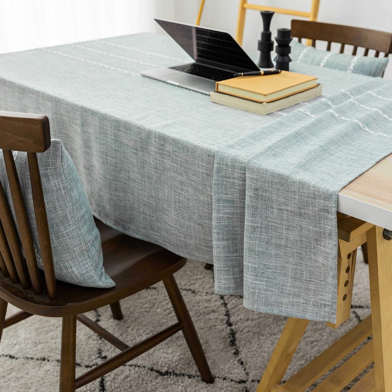 Home Brilliant Table Cloth Rectangular, Table Protector Heat-Resistant Decorative Tablecloth,