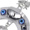 ULTECHNOVO Eye Hanging Decor Turkish Evil Eye Pendant with Elephant