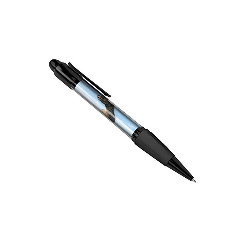 1 x Cute Grey Goat Farm Animal Outdoors Black Ballpoint