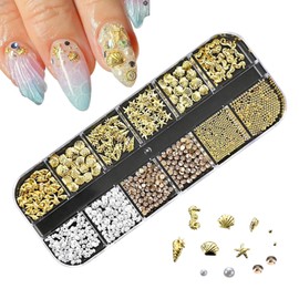 Nails Decoration | 3D Glitter Sequins Nail Decor Set - Long-Lasting Rhinestone Manicure Accessories for Wedding Party Girls Home Holiday Beginner Daily Travel Salon