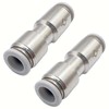 Lophtnix Pneumatic Push to Connect Fitting Check Valve 12mm Tube