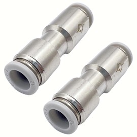 Lophtnix Pneumatic Push to Connect Fitting Check Valve 12mm Tube OD One-way Valve Pack of 2