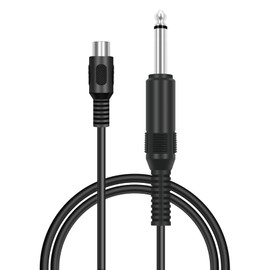 Bolvek RCA to 6.35mm 1/4 inch, 3FT RCA Female to 6.35mm TS Mono Male Jack Adapter Audio Cable for Speaker Mixer Amplifier TV AV Receiver Guitar