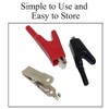 1 Pair Alligator Clips, 50A Insulated Crocodile Electrical Test Clamps