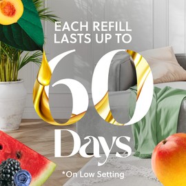 Air Wick Plug in Scented Oil Refill, 5 ct, Fresh Mango & Kiwi, Air Freshener, Essential Oils, Spring Collection