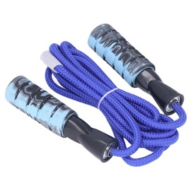 ANKROYU Jump Rope Ball Bearing Speed Rope Professional Training Fitness Skipping Rope for Athletes Gym Workouts EVA Cotton Rope 2.8m 9.2ft (Black) (Red) (Blue)