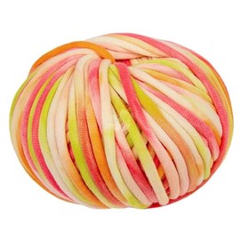 LANA GROSSA Gelato Soft Filled Cotton Tube Band with Colourful Speckle Print Hand Knitting Yarn Made of 52% Cotton and 48% Polyamide 100 g Wool for Knitting & Crocheting 80 m Yarn