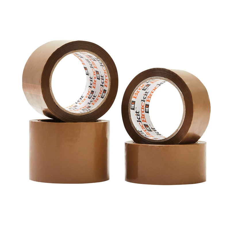 brackit Moving Tape Standard and Extra wide Brown Packing Tape,