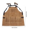 Multi Function Waterproof Waxed Canvas Apron Working Tool Aprons for