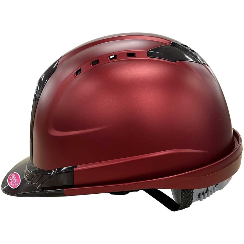 Toyo Safety No. 391FSMMRD Metallic Matte Helmet Red