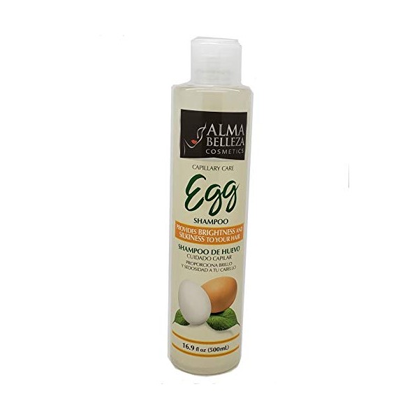 Alma Belleza Egg Shampoo - Shampoo de Huevo - Capillary Care 16.9 fl oz