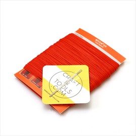 RED 0.6mm RITZA 25 Tiger Thread for Leather Craft | Waxed Polyester Saddlers Thread