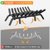 Jusgym Fireplace Grate 30 Inch with 8 Support Legs, Solid