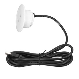 Sofa USB Charging Socket, Dual USB Charging Ports USB Hub Socket, Flush Mount Installation, Universal Voltage, Intelligent Charging, for Home Use (White)