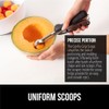 Gorilla Grip Premium Stainless Steel, Spring-Loaded Scoop for Fruit, Cookie